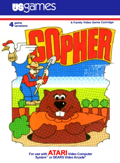 Gopher (1982) (US Games)