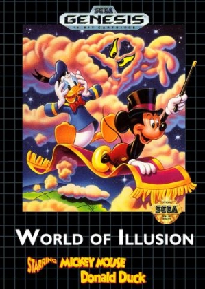 El mundo de la ilusión protagonizado por Mickey Mouse y Donald Duck